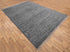 10x14 Large Charcoal Gray  Solid Plain  Wool Moroccan Boho Beni Ourain Rug, Berber rug 10x14....#1733
